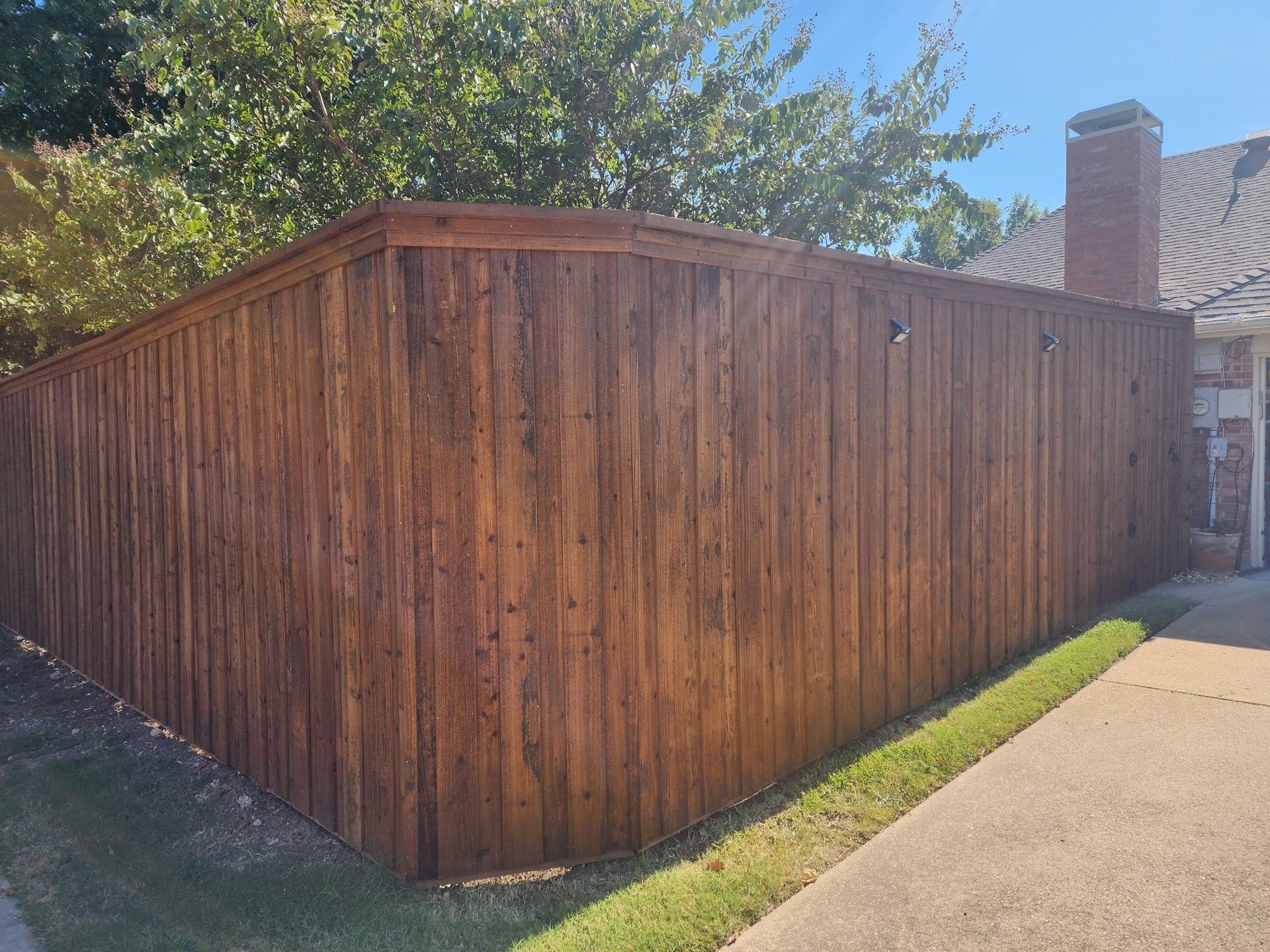 Stunning Privacy Fence Transformation in Allen image